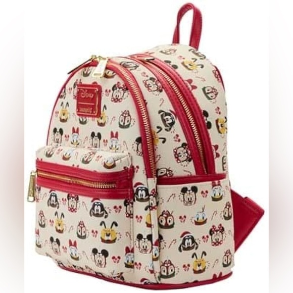 Loungefly Disney Hot Cocoa Double Strap Shoulder Bag and Ear Headband Set - Picture 4 of 8